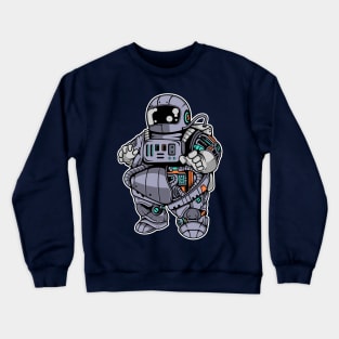 astronaut fat Crewneck Sweatshirt